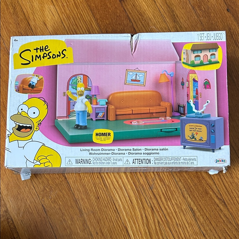 The Simpsons Living Room Playset
